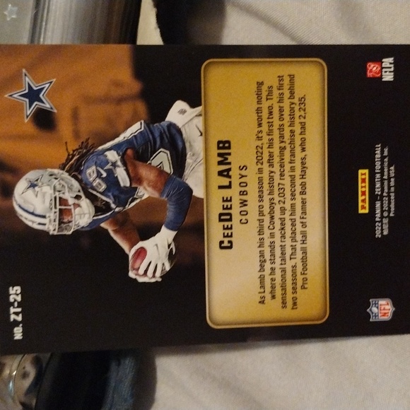 CeeDee lamb Z-TEAM 2022 zenith - Picture 2 of 2